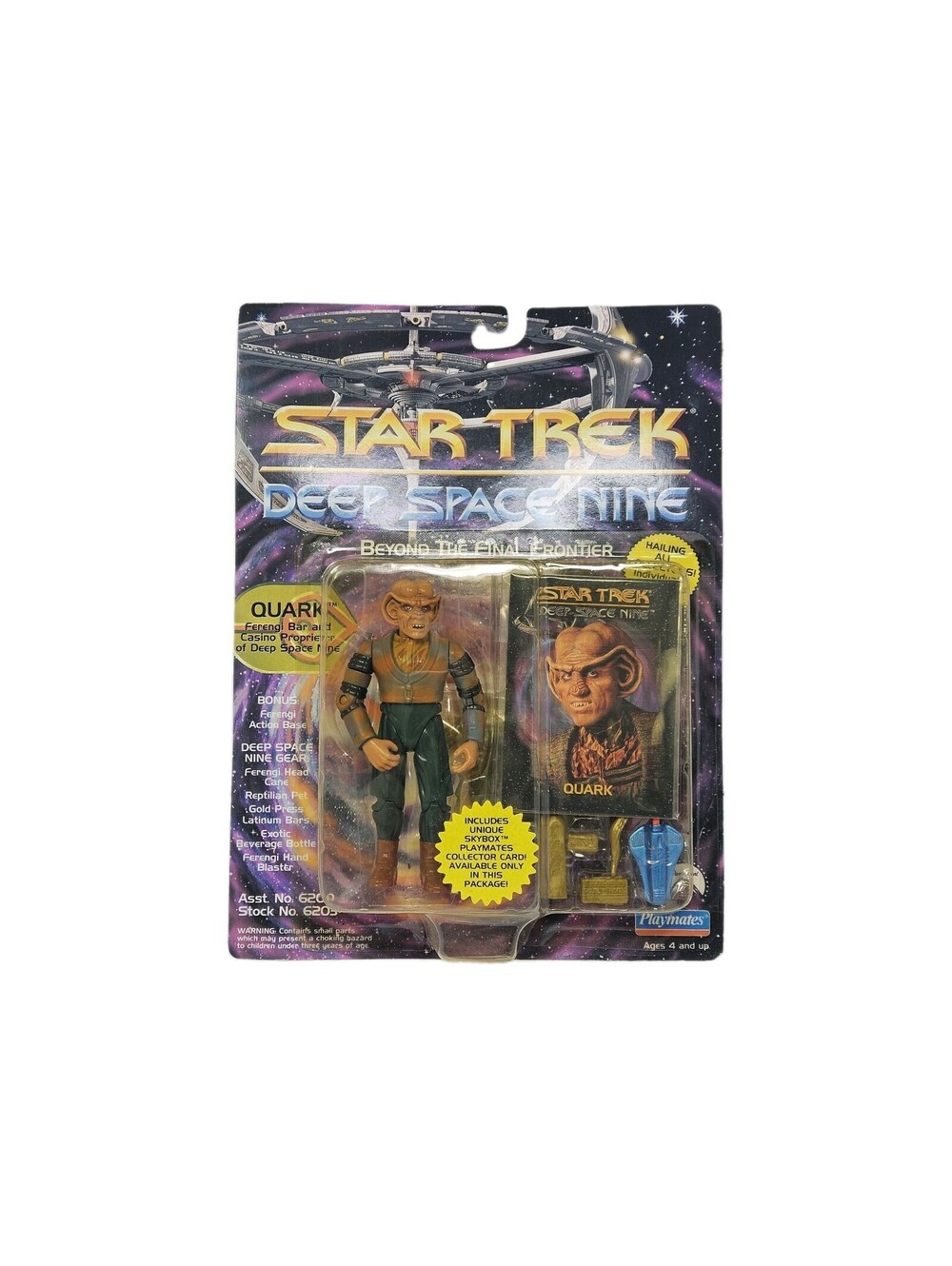 Star Trek Deep Space Nine Quark Action Figure New In Box Playmates DS9 1993
